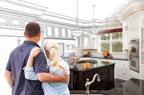Professional Cabinet Installation technician working in Morrisville, PA